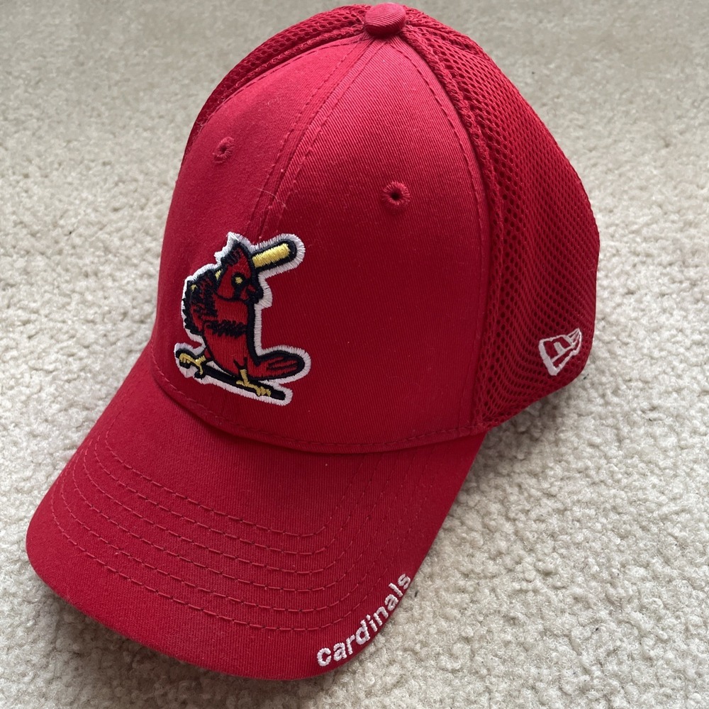 St Louis Cardinals Hat New Era Flex Medium-Large MLB Rare Older Logo Excellent